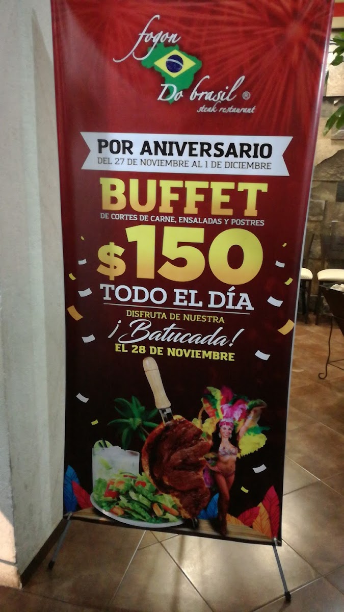 Fogon Do Brasil asuncion Menu - Image 1